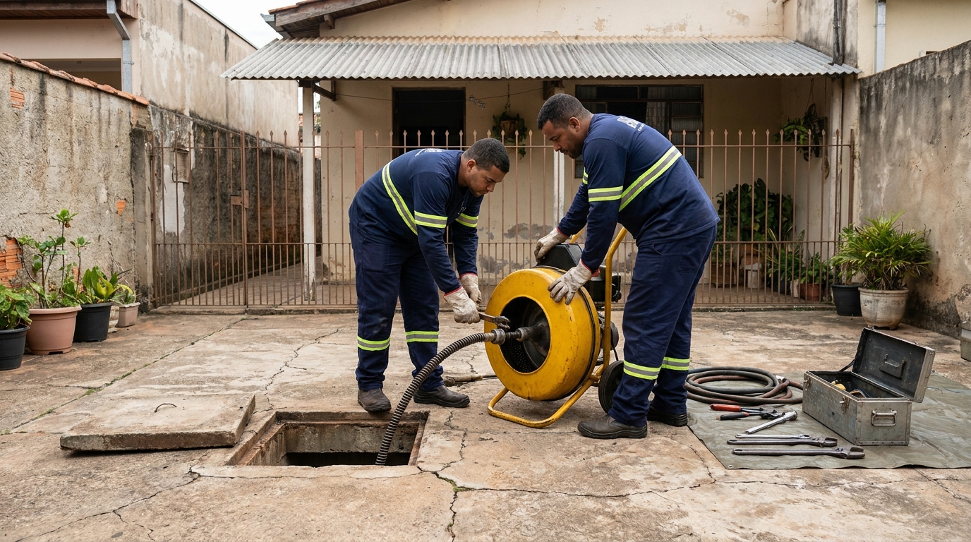 Desentupimento de esgoto em Osasco‑SP